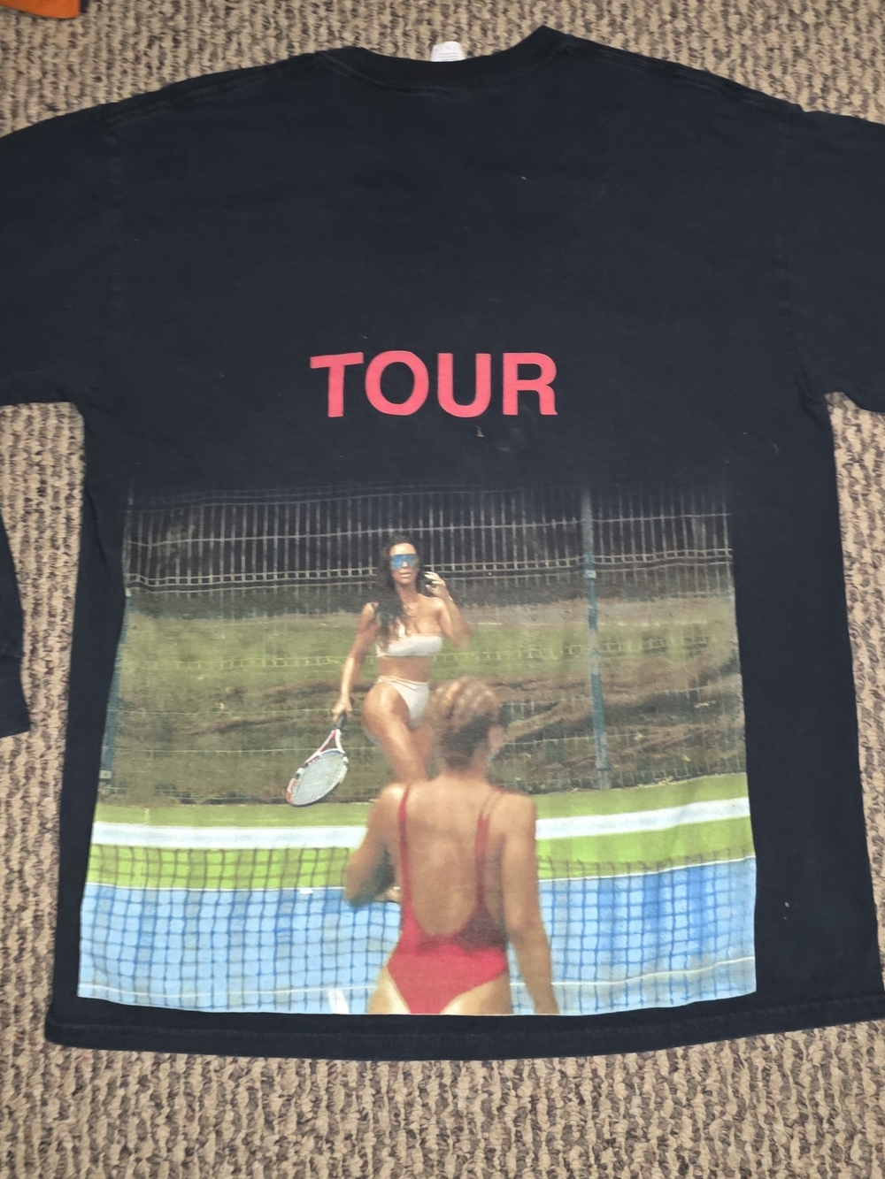 Saint Pablo Black Long Sleeve Tee Kenye West Merch.